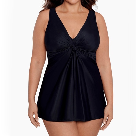 Miraclesuit | Plus Size Marais Swim Dress. - Picture 1 of 13